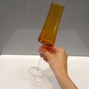 Ver imagem 7 de Jogo 2 Peças Taça de Vidro 210ml Âmbar 26x7x7cm Vinho Água Espumante Champagne