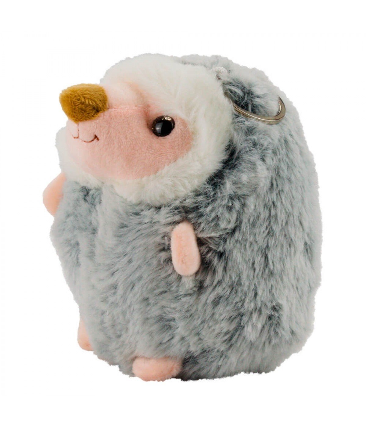 Chaveiro Porco Espinho Cinza 15cm - Pelúcia - 4
