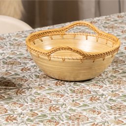 Bowl Duo Rattan com Alça 30 Cm - 2