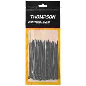 Kit 8 Abraçadeira Preta 3,6x250mm com 100 Unidades Thompson
