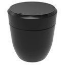 Ver imagem 1 de Lixeira Redonda Crippa com Aro Interno 25l Smart S Preto