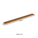 Ver imagem 2 de Prateleira Decorativa Conde 218 Cm Nature Fosco - Pnr Móveis