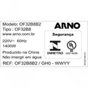 Ver imagem 4 de Forno Elétrico 20 Litros Arno FOR2 Preto 220V