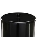 Ver imagem 5 de Assento Vaso Sanitário Tampa Oval Soft Preto + Lixeira Preta 6l Redondo com Tampa