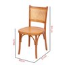 Cadeira X Telinha Rattan Natural Pamela - 8