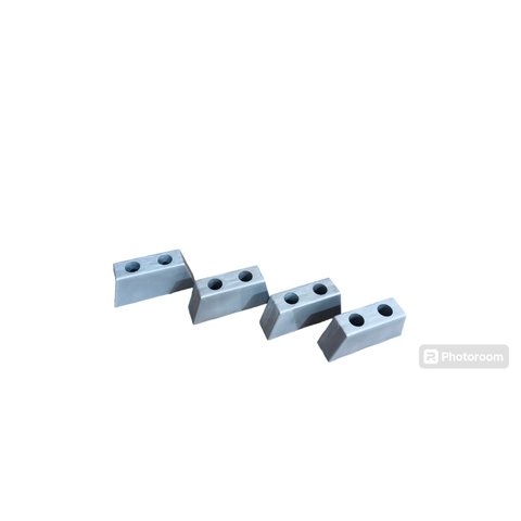 Pes de Sofa e Moveis 6 Cm Mais Parafuso Tipo Piramide Cinza Kit 12 Pes