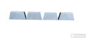 Ver imagem 4 de Pes de Sofa e Moveis 6 Cm Mais Parafuso Tipo Piramide Cinza Kit 12 Pes