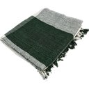 Ver imagem 1 de Manta para Sofá Luxo Gigante 120x210 100% Algodão Verde Mesclado com Cru Oem