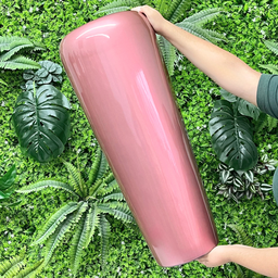 Vaso Decorativo Fibra de Vidro Florida M 80cm Rose Gold - 2