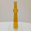 Ver imagem 4 de Vaso Decorativo de Vidro Laranja 30x6x6cm Enfeite Sala Mesa Estante Aparador