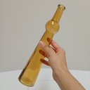 Ver imagem 5 de Vaso Decorativo de Vidro Laranja 30x6x6cm Enfeite Sala Mesa Estante Aparador