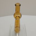 Ver imagem 6 de Vaso Decorativo de Vidro Laranja 30x6x6cm Enfeite Sala Mesa Estante Aparador