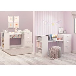 Trocador De Bebê Ou Escrivaninha Infantil Regulável Be Mobiliário - 2