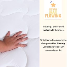 Colchão Solteirão a Vácuo Ortopédico Espuma Certificada 97x203x17cm - Bf Colchões - 3