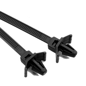 Abraçadeira Cinta Plastica Chicote Vw 13,5cm Pct 100 Unid FIAMON Abrac c Clip Ø 6.3