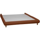 Ver imagem 1 de Base Cama Box Quarto de Casal 153cm Orgânica Napoli Bouclê Terracota