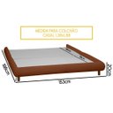 Ver imagem 4 de Base Cama Box Quarto de Casal 153cm Orgânica Napoli Bouclê Terracota