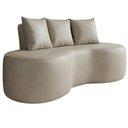 Ver imagem 1 de Sofa 2 Lugares Organico Ibiza 160 Cm Corino Cobalto Vazzano