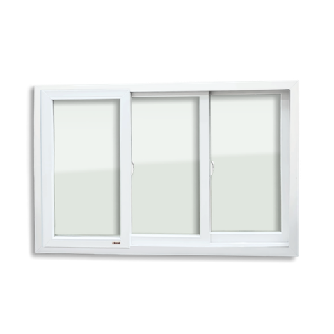 Janela PVC 3F. 100 x 150 V.Liso Brimak