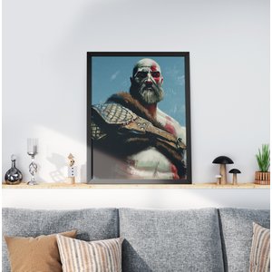 Quadro Decorativo Moldura Preta 30x40cm Gow Art