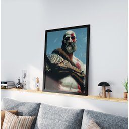 Quadro Decorativo Moldura Preta 30x40cm Gow Art - 2