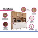 Ver imagem 5 de Cozinha Compacta Diamante 8 Portas 2 Gav Cinamomo/Platin MGM