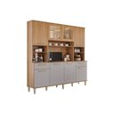 Ver imagem 2 de Cozinha Compacta Diamante 8 Portas 2 Gav Cinamomo/Platin MGM