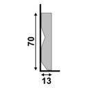 Ver imagem 3 de Rodapé Poliestireno 07cm Lev71 Santa Luzia - 2,4 Metros