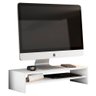 Suporte Stand Base Para Tela Monitor Laptop Soft Elevado 65cm em MDF com 01 Prateleira - Desk Design - 1