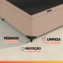 Ver imagem 7 de Cama Box com Baú Queen 1,58m Prince Suede Bege