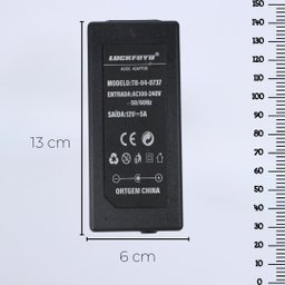 Fonte de Alimentação Eletrônica Dc 5a 12v 60w Ac 100-220v - 5