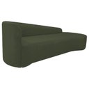 Ver imagem 4 de Recamier Curvo Orgânico 180cm 3 Lugares Lado Direito para Sala de Estar em Linho Paris