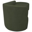 Ver imagem 7 de Recamier Curvo Orgânico 180cm 3 Lugares Lado Direito para Sala de Estar em Linho Paris Verde