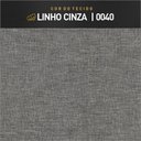 Ver imagem 2 de Sofá Fixo Magnus 4 Lugares Luxo 2,30m Castellar Móbile Linho Cinza