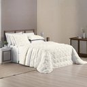 Ver imagem 2 de Colcha Queen 3 Peças Cobre Leito Micropercal 300 Fios Aveline:off White