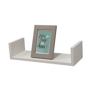 Prateleira U 40 X 10cm Branco Suporte Invisivel