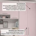 Ver imagem 5 de Quarto de Canto Solteiro com Guarda Roupas Cabeceira e Mesa de Cabeceira Alpes Luciane Móveis