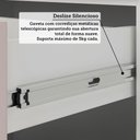 Ver mais imagens de Quarto de Canto Solteiro com Guarda Roupas Cabeceira e Mesa de Cabeceira Alpes Luciane Móveis