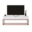 Ver imagem 2 de Rack Eros Estilo Industrial 140cm Sala Estar