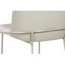 Ver imagem 3 de Cadeira Estofada Aurora Jantar Base Aço Carbono Espuma D28 - Champagne