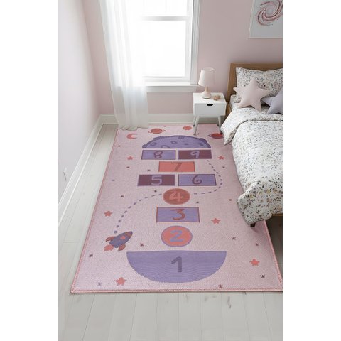 Tapete Quarto Infantil 1,00x1,50 Antider Domani Amarelinha