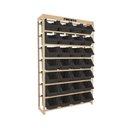 Ver imagem 1 de Estante Prática para Caixas Plásticas c/ 28 Caixas N° 07 Pretas Ref. 28/7 PRESTO