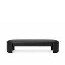 Ver imagem 4 de Recamier Puf Decorativo Fly Cama Casal 138cm Zahav Estofados:preto Couro Sintético