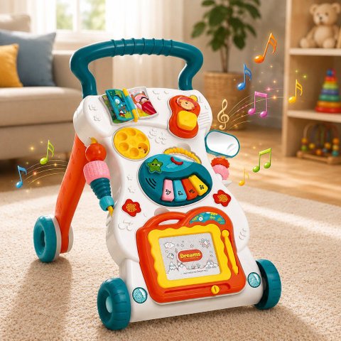 Andador Infantil Musical Educativo Primeiros Passos Seguro
