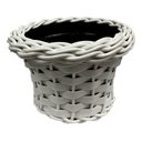 Ver imagem 1 de 3 Vaso Vime Sintético  Médio Para Plantar Flor 11x16cm