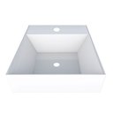 Ver imagem 4 de Cuba Mármore Sintético Para Banheiro Cubo Cozimax - Branco