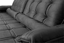 Ver imagem 7 de Sofá Retrátil Reclinável 250cm Ascari Suede Velut com molas Ensacadas - King House