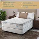 Ver imagem 2 de Conjunto Box Mola Probel Volare Luxo Queen 158x59cm