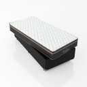 Ver imagem 5 de Cama Box Solteiro + Colchão Paris Molas Ensacadas Pocket - 61x88x188cm - e-Shop Casa - Couro