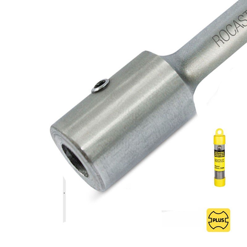 Haste Adaptadora com Encaixe Plus para Broca Haste Paralela - 7,0mm - Ref. 44,0007 - Rocast - 3